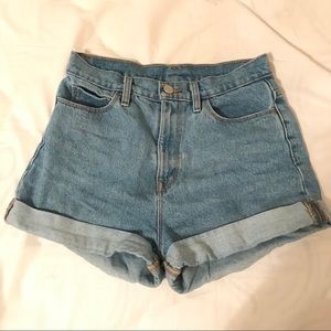 BDG Mom High Rise Denim Shorts